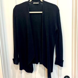 Eileen Fisher Women’s‎ Open Front Sweater Cardigan 100% Linen *no Size Tag*